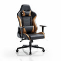 Ergonomic gaming chair with adjustable height and chrome base grey and green 70 x 70 x 120cm